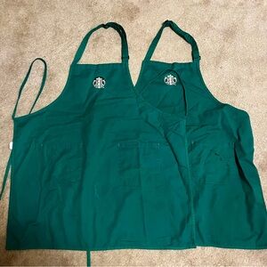 Starbucks green aprons